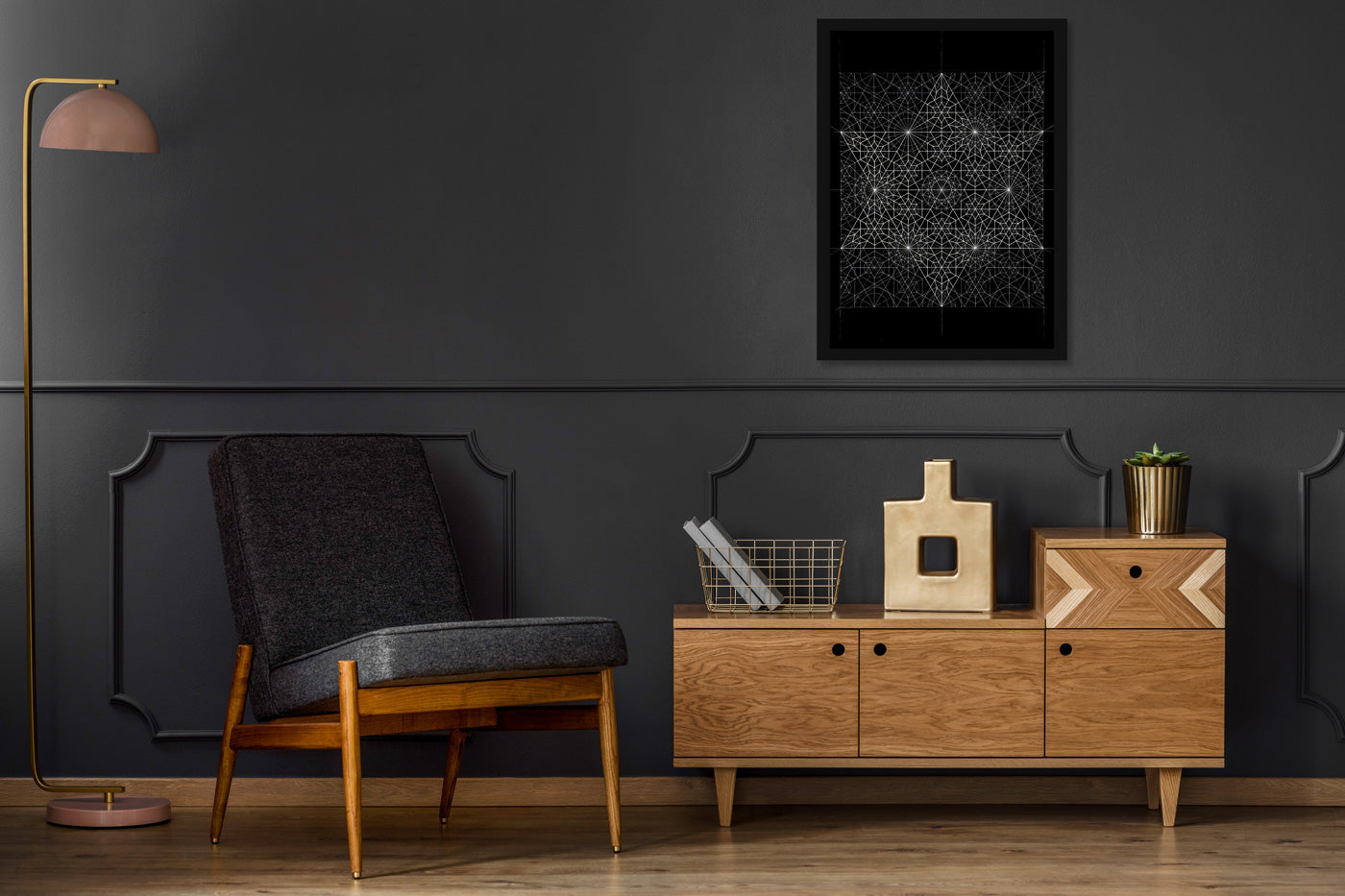 Six Fold Tessellation-Hexagram